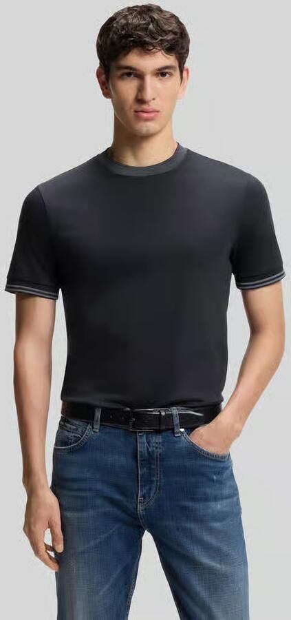 Boss Slim fit T-shirt van zuivere katoen model 'H-TESSLER 238' - Foto 3