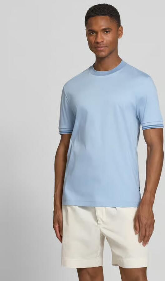 Boss Slim fit T-shirt van zuivere katoen model 'H-TESSLER 238' - Foto 3
