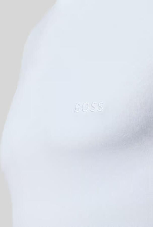 Boss Slim fit T-shirts van puur katoen in set van 3