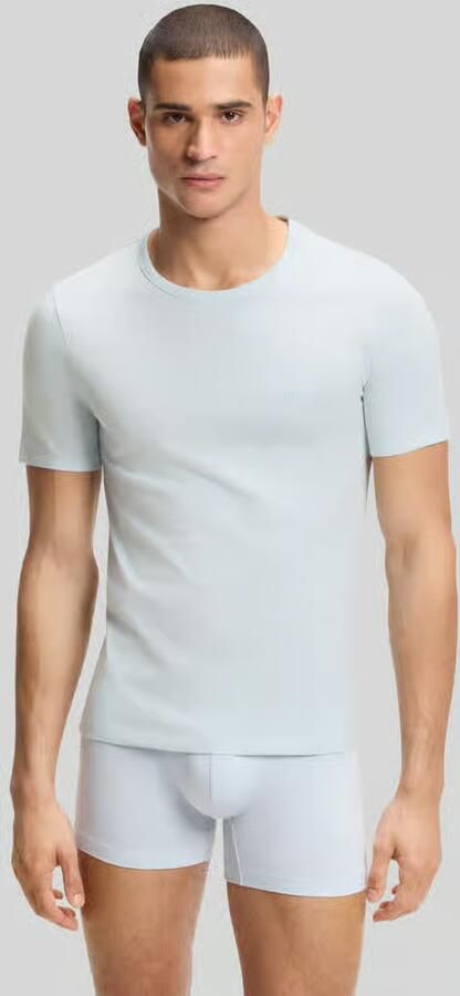 Boss Slim fit T-shirts van puur katoen in set van 3 - Foto 4