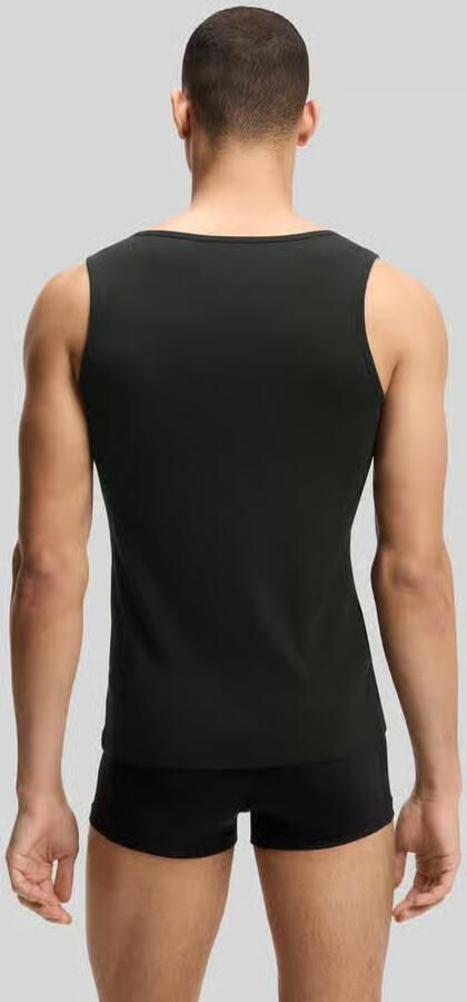 Boss slim fit tanktop van 100% katoen in set van 3