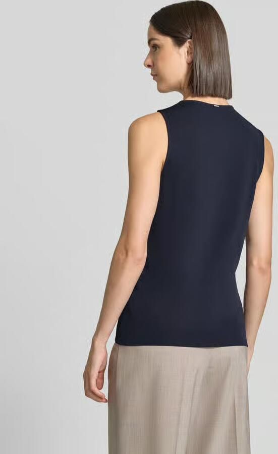 Boss Slim fit top van pure viscose model 'Epuete ' - Foto 2