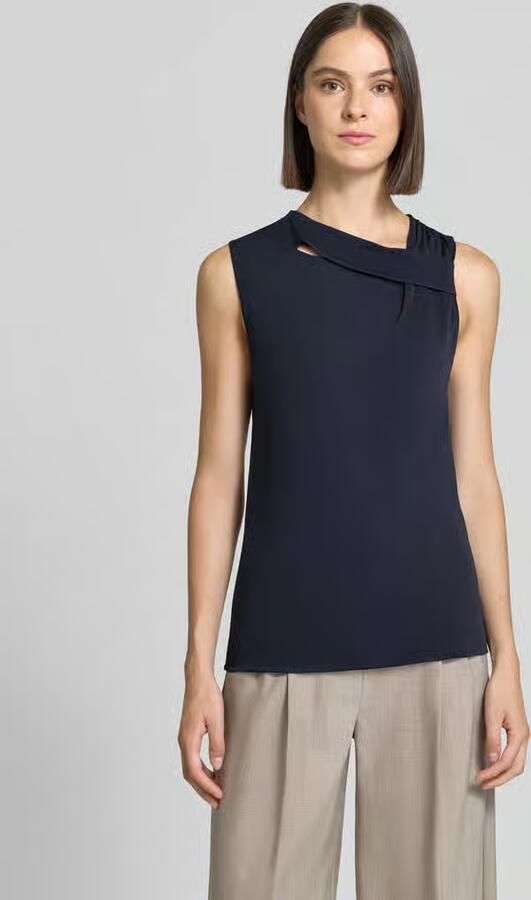 Boss Slim fit top van pure viscose model 'Epuete ' - Foto 3