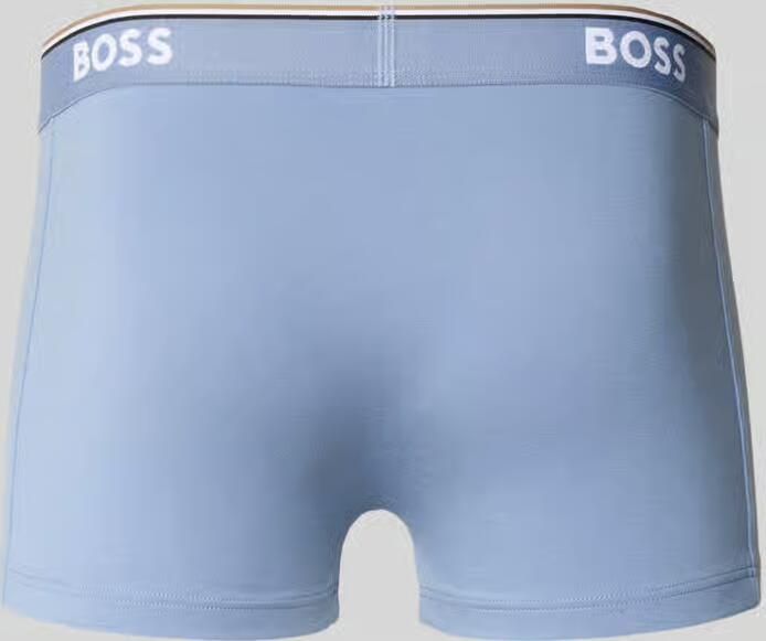 Boss slim fit trunks van katoenmix in set van 3 model 'POWER' - Foto 3