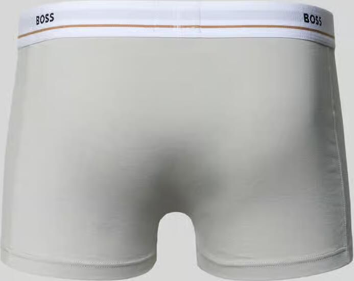 Boss slim fit trunks van katoenmix in set van 5 model '5P ESSENTIAL' - Foto 4
