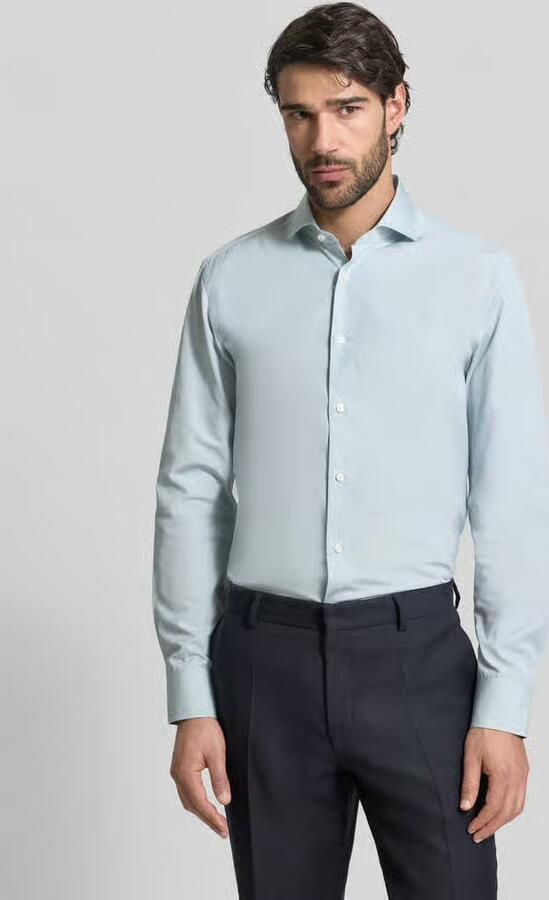 Boss Slim fit vrijetijds overhemd van 100% katoen model 'HANK' - Foto 4