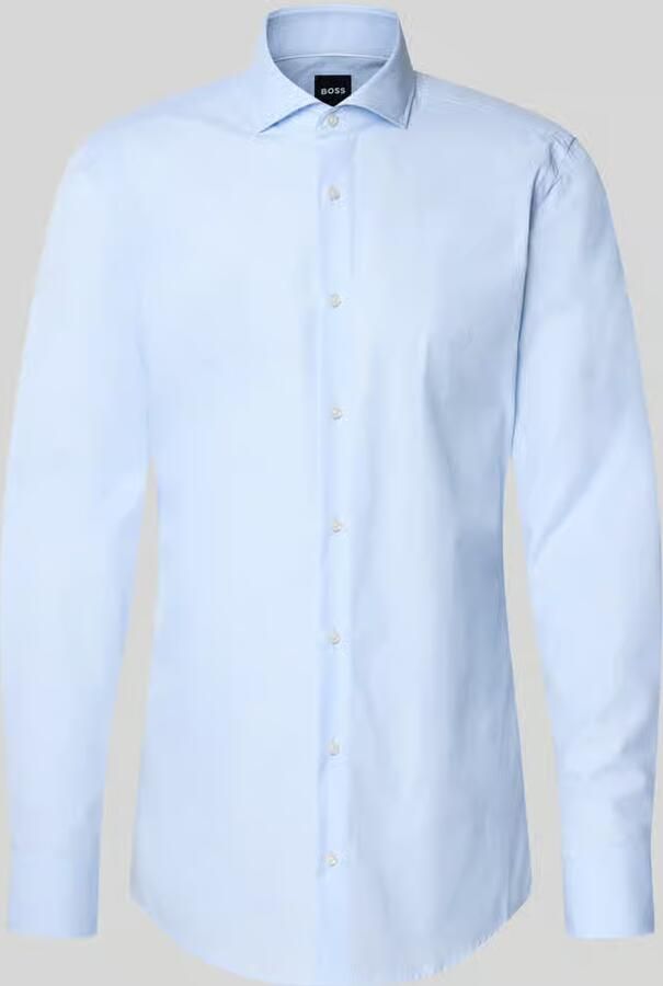 Boss Slim fit vrijetijdshemdb van zuiver katoen met extra lange mouw model 'H-HANK-SP' - Foto 2