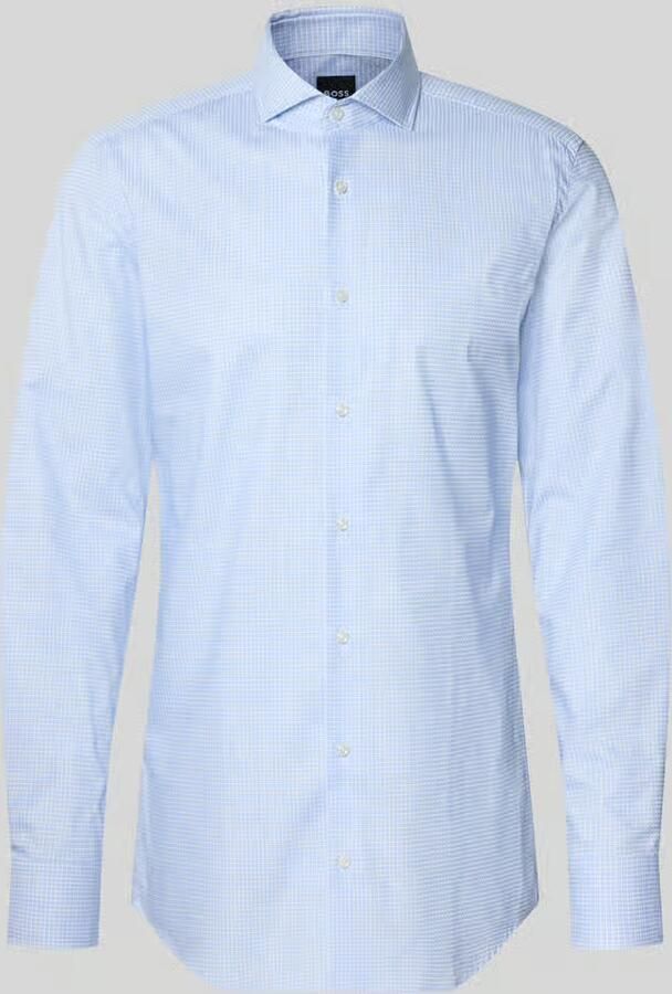 Boss Slim fit vrijetijdshemdb van zuiver katoen met extra lange mouw model 'H-HANK-SP' - Foto 2