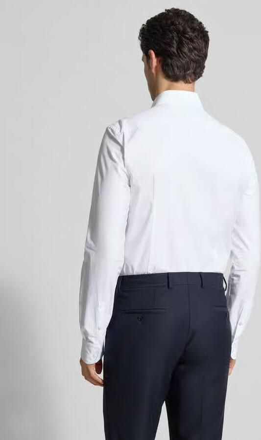 Boss Slim fit vrijetijdshemdb van zuiver katoen met extra lange mouw model 'H-HANK-SP' - Foto 3