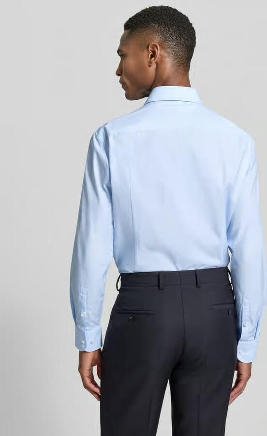 Boss Slim fit vrijetijdshemdb van zuiver katoen met extra lange mouw model 'H-HANK-SP'