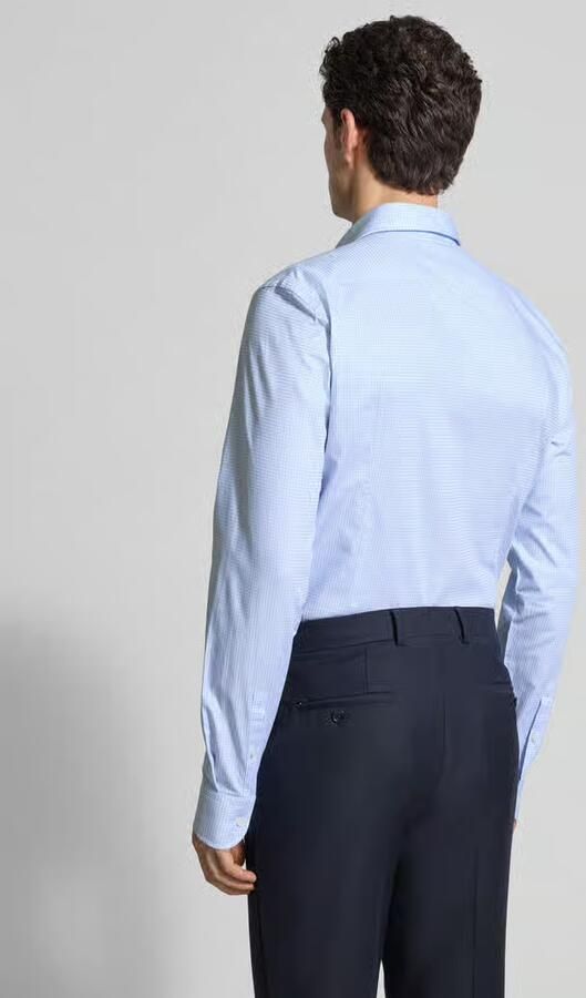 Boss Slim fit vrijetijdshemdb van zuiver katoen met extra lange mouw model 'H-HANK-SP' - Foto 4