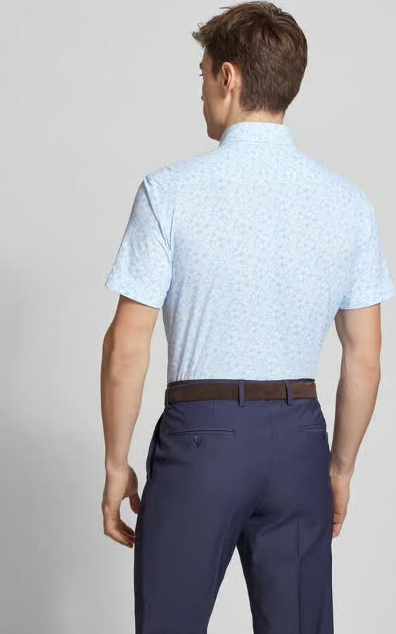 Boss Slim fit vrijetijdsoverhemd met 1 2-mouwen model 'ROAN'
