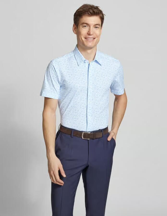 Boss Slim fit vrijetijdsoverhemd met 1 2-mouwen model 'ROAN' - Foto 2