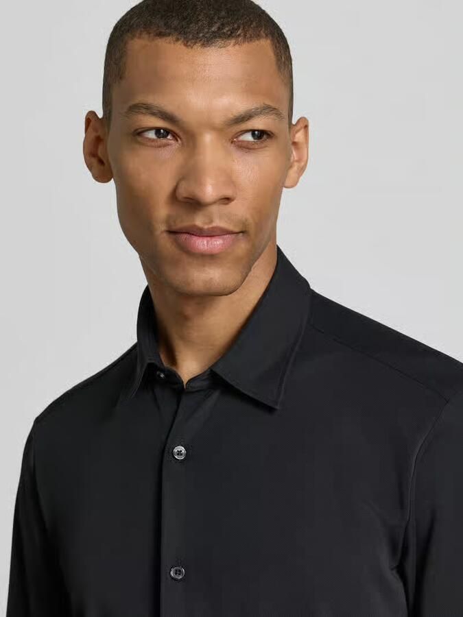 Boss slim fit vrijetijdsoverhemd met kentkraag model 'P-ROAN'