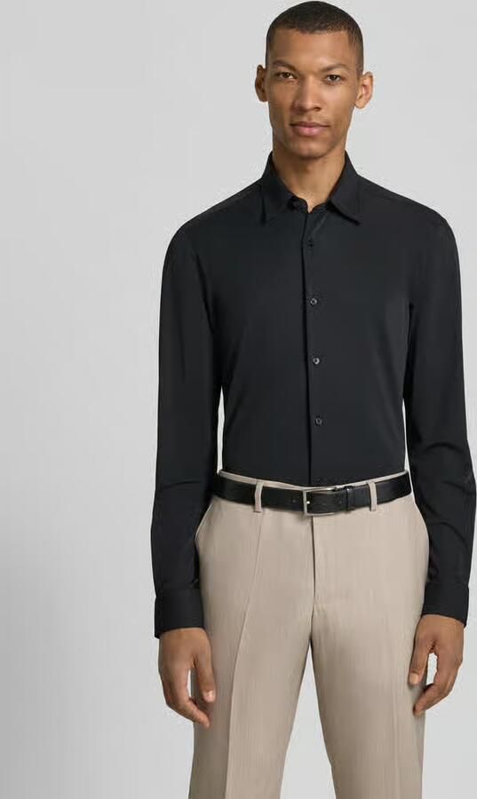 Boss slim fit vrijetijdsoverhemd met kentkraag model 'P-ROAN' - Foto 3