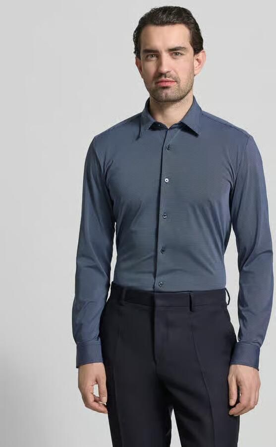 Boss Slim Fit vrijetijdsoverhemd van katoenmix model 'P-ROAN-K-F-261' - Foto 3