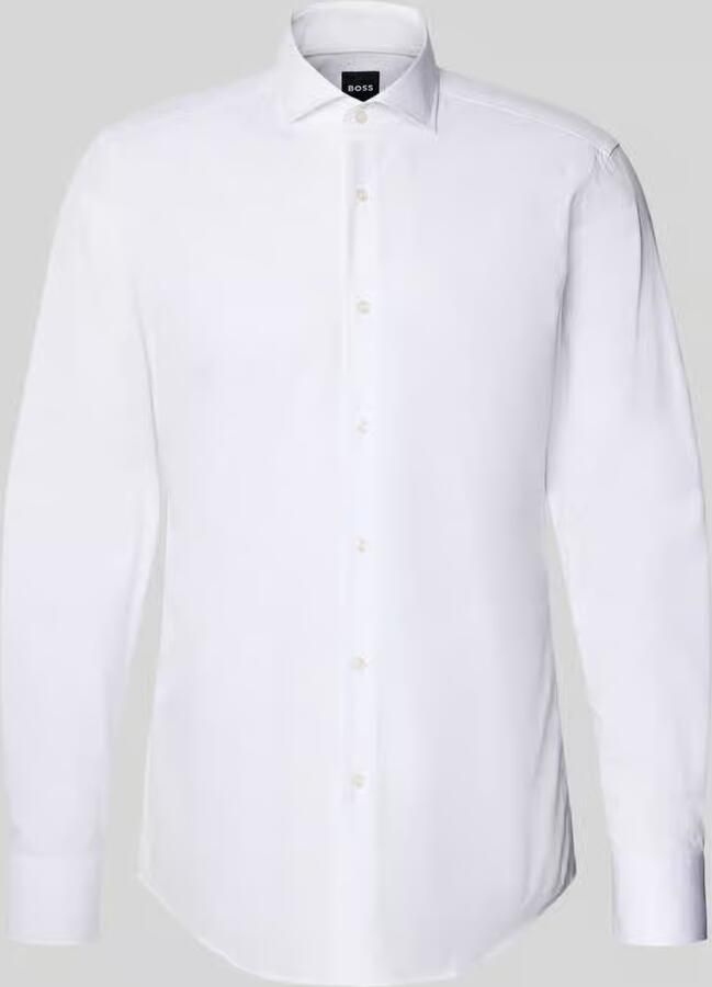 Boss slim fit vrijetijdsoverhemd van puur katoen - Foto 2