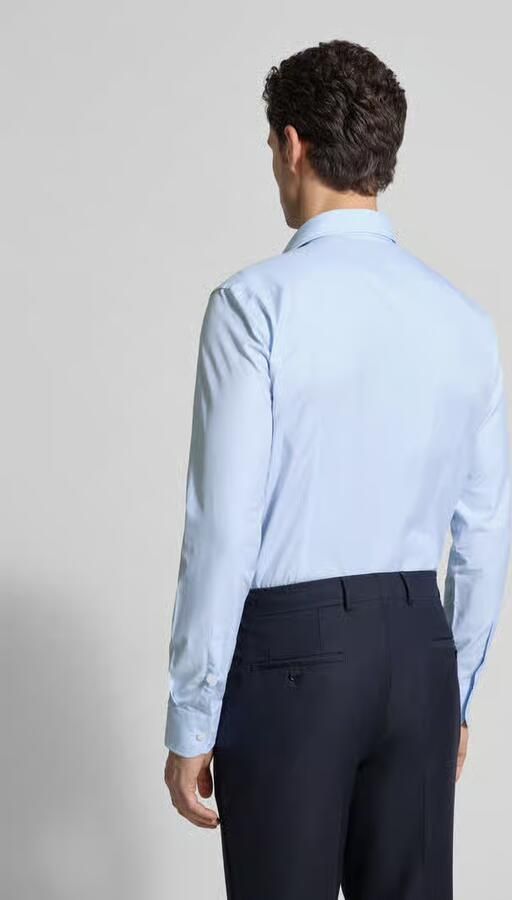 Boss slim fit vrijetijdsoverhemd van puur katoen