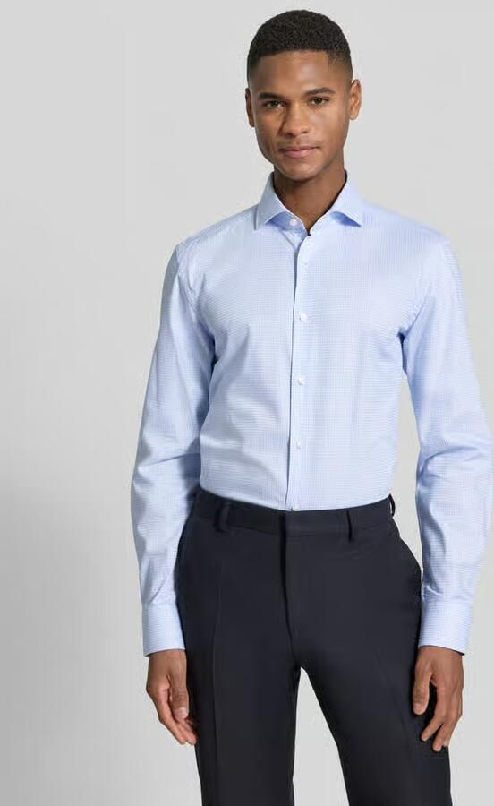 Boss slim fit vrijetijdsoverhemd van puur katoen - Foto 3