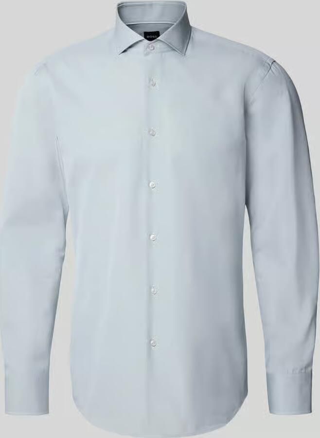 Boss Slim fit vrijetijdsoverhemd van puur katoen model 'HANK'