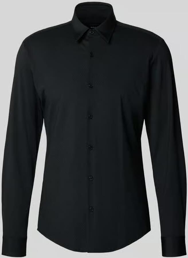 Boss slim fit zakelijk hemd met kentkraag model 'ROAN' - Foto 2