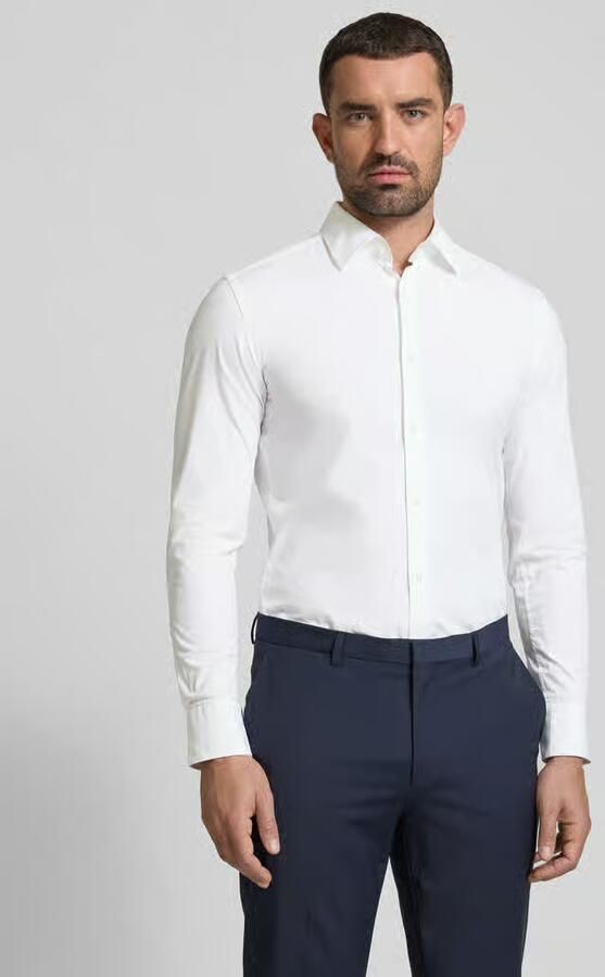 Hugo Boss Wit zakelijk overhemd met lange mouwen White Heren - Foto 17