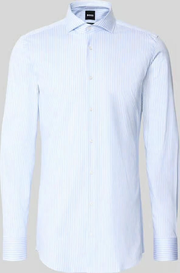 Boss slim fit zakelijk overhemd met extra lange mouw model 'H-HANK' - Foto 2