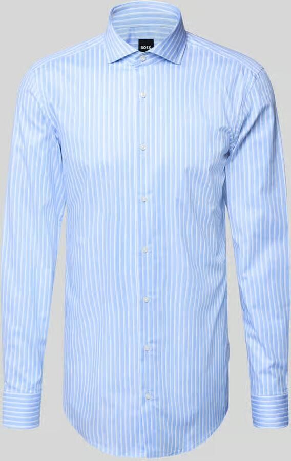 Boss slim fit zakelijk overhemd met extra lange mouw model 'H-HANK' - Foto 2