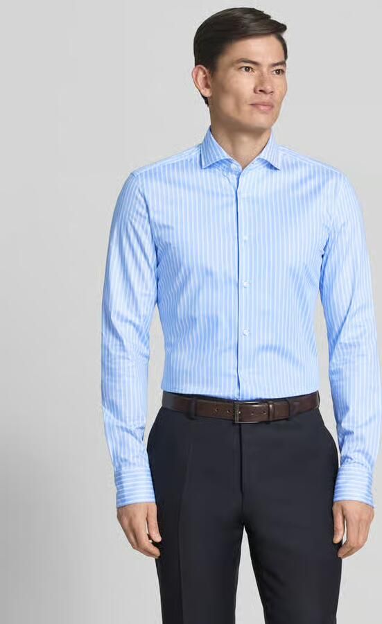 Boss slim fit zakelijk overhemd met extra lange mouw model 'H-HANK' - Foto 3