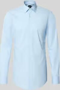 Boss slim fit zakelijk overhemd met extra lange mouw model 'H-HANK-KENT-C1-214'
