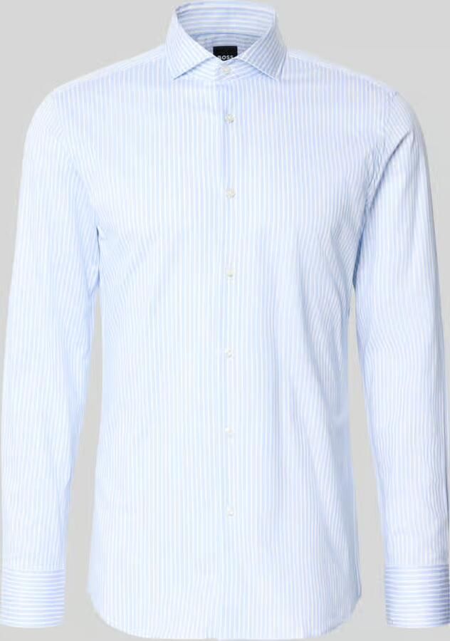 Boss slim fit zakelijk overhemd met extra lange mouw model 'H-HANK-SP-C1' - Foto 2