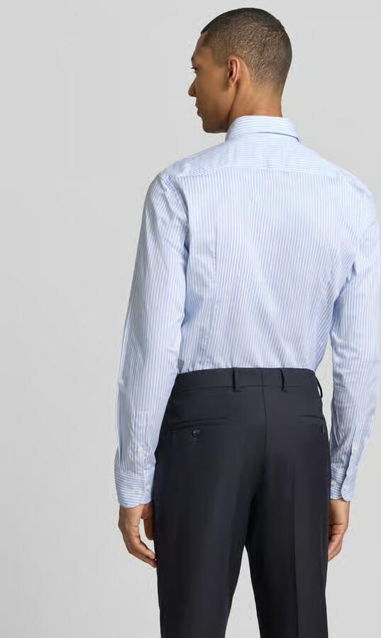 Boss slim fit zakelijk overhemd met extra lange mouw model 'H-HANK-SP-C1'