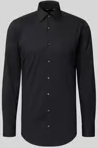 Boss Slim fit zakelijk overhemd van popeline met extra lange mouwen