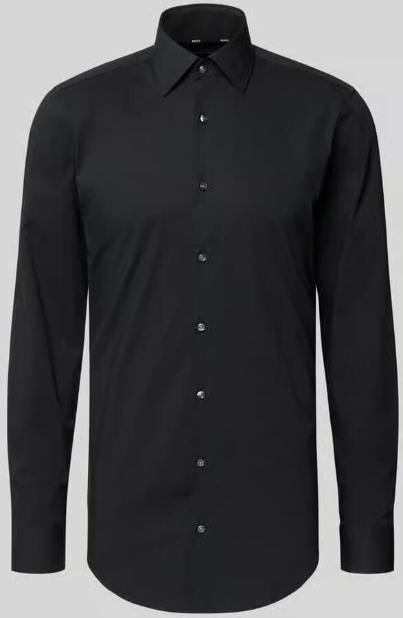 Boss Slim fit zakelijk overhemd van popeline met extra lange mouwen