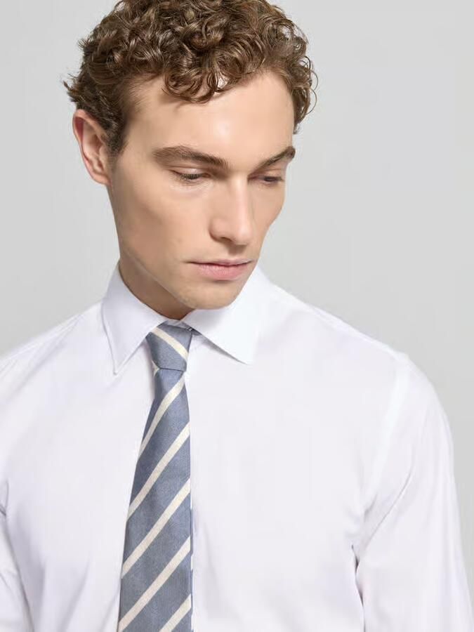 Boss Slim fit zakelijk overhemd van popeline met extra lange mouwen - Foto 2