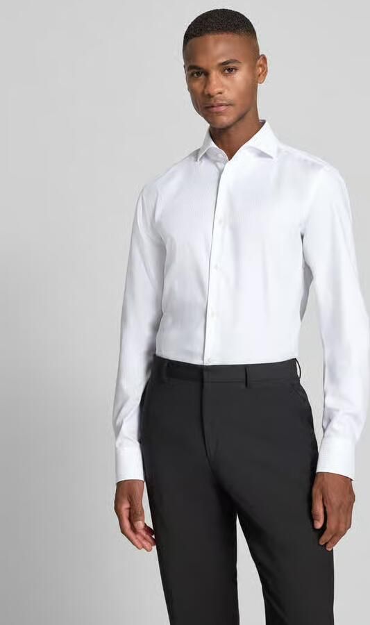 Boss Slim fit zakelijk overhemd met extra lange mouwen - Foto 2
