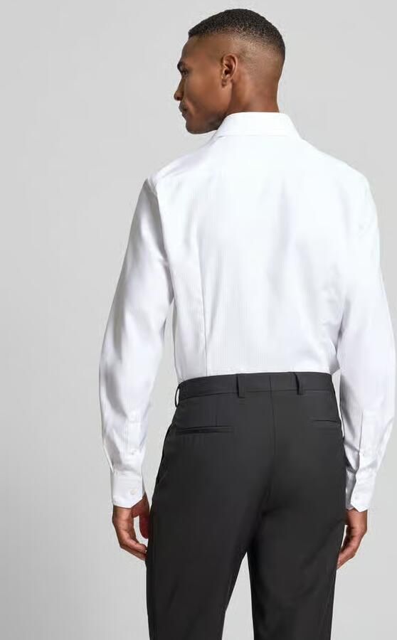 Boss Slim fit zakelijk overhemd met extra lange mouwen