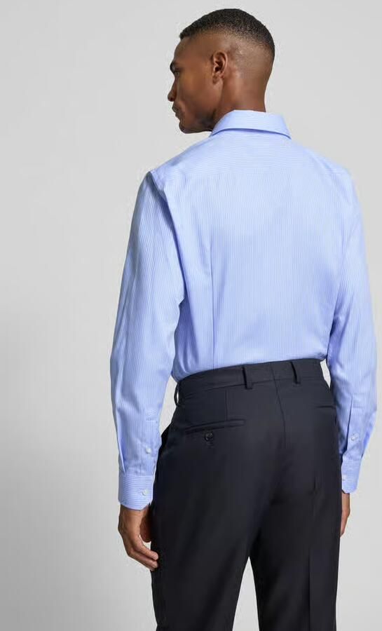 Boss Slim fit zakelijk overhemd met extra lange mouwen