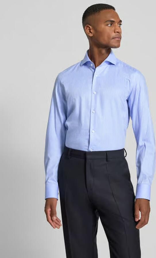 Boss Slim fit zakelijk overhemd met extra lange mouwen - Foto 2