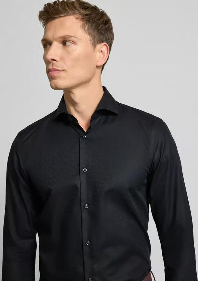 Boss Slim fit zakelijk overhemd met extra lange mouwen model 'HANK' - Foto 2