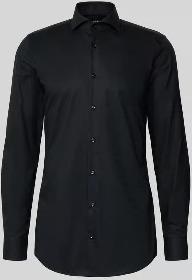 Boss Slim fit zakelijk overhemd met extra lange mouwen model 'HANK'