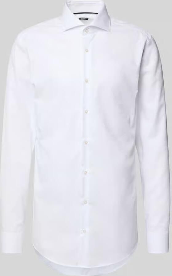 Boss Slim fit zakelijk overhemd met extra lange mouwen model 'HANK'