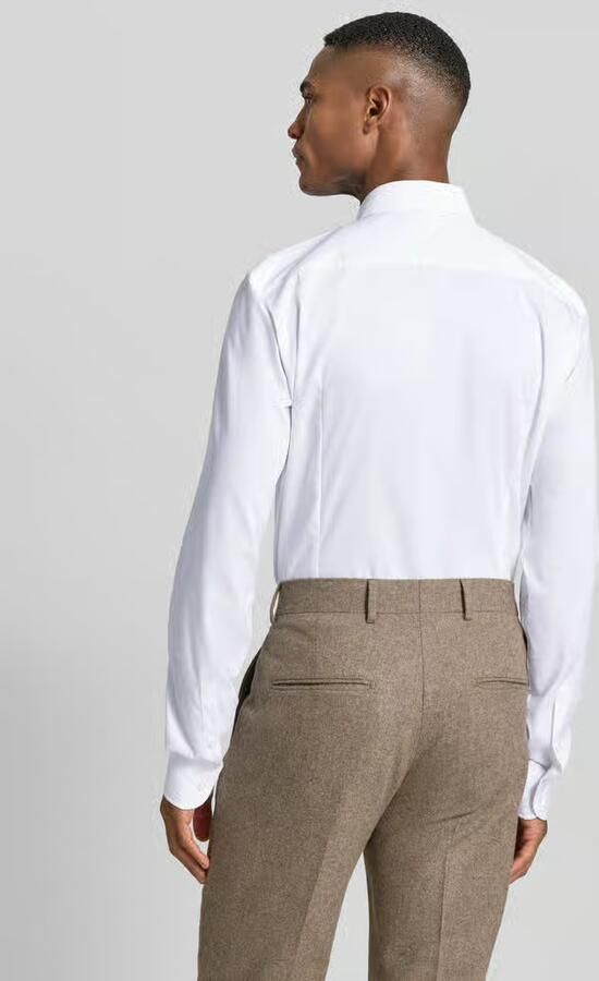 Boss Slim fit zakelijk overhemd met extra lange mouwen model 'HANK'