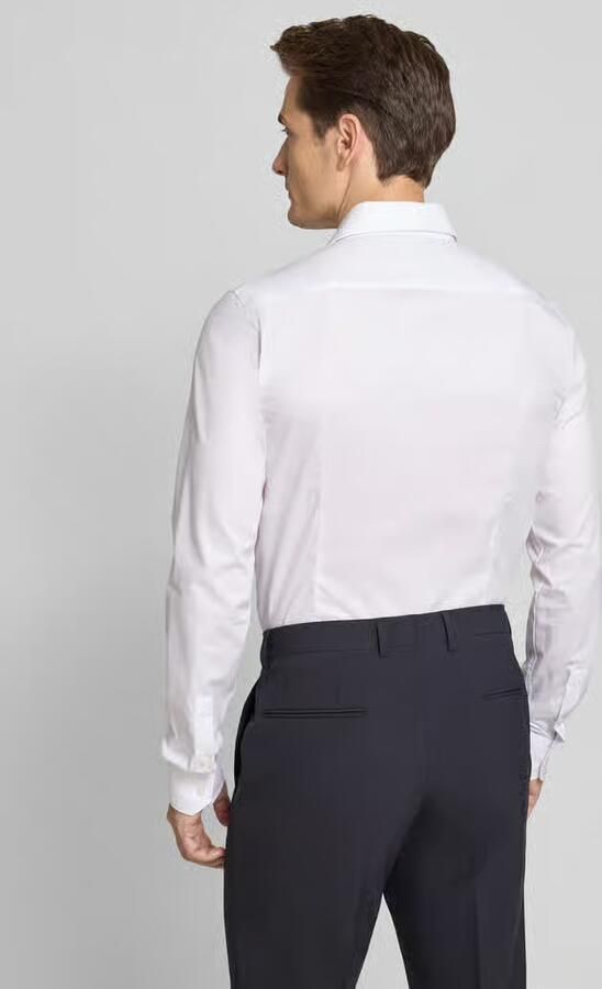 Boss Slim fit zakelijk overhemd met extra lange mouwen model 'HANK'