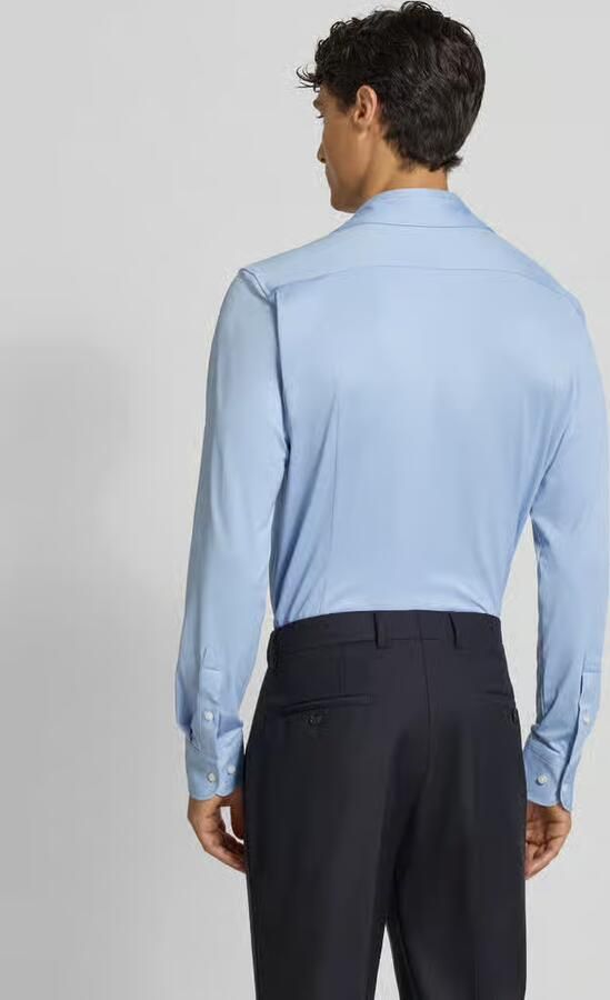 Boss Slim fit zakelijk overhemd met haaikraag model 'HANK'
