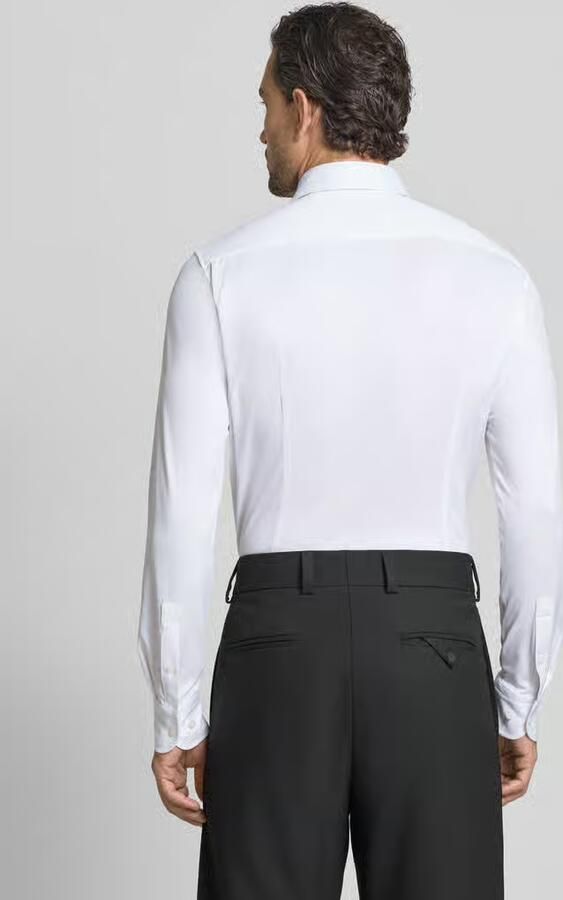 Boss Slim fit zakelijk overhemd met haaikraag model 'HANK' - Foto 1