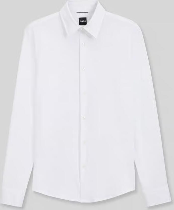 Boss slim fit zakelijk overhemd met kentkraag - Foto 2