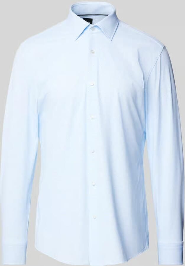 Boss Slim fit zakelijk overhemd met kentkraag model 'Hank'