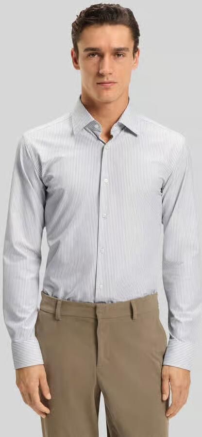 Boss Slim fit zakelijk overhemd met kentkraag model 'HANK' - Foto 2