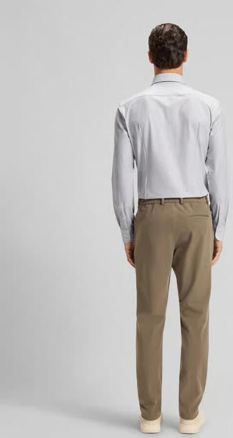 Boss Slim fit zakelijk overhemd met kentkraag model 'HANK'